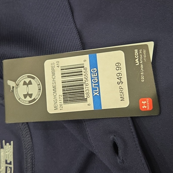 Under Armour Men's Deep Blue Polo Shirt - Picture 4 of 8